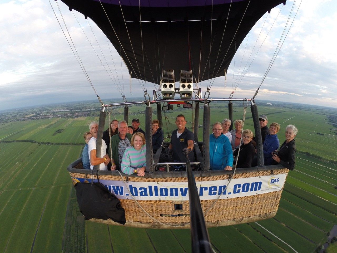 Ballonvaren vanaf Papekop naar Meerkerk